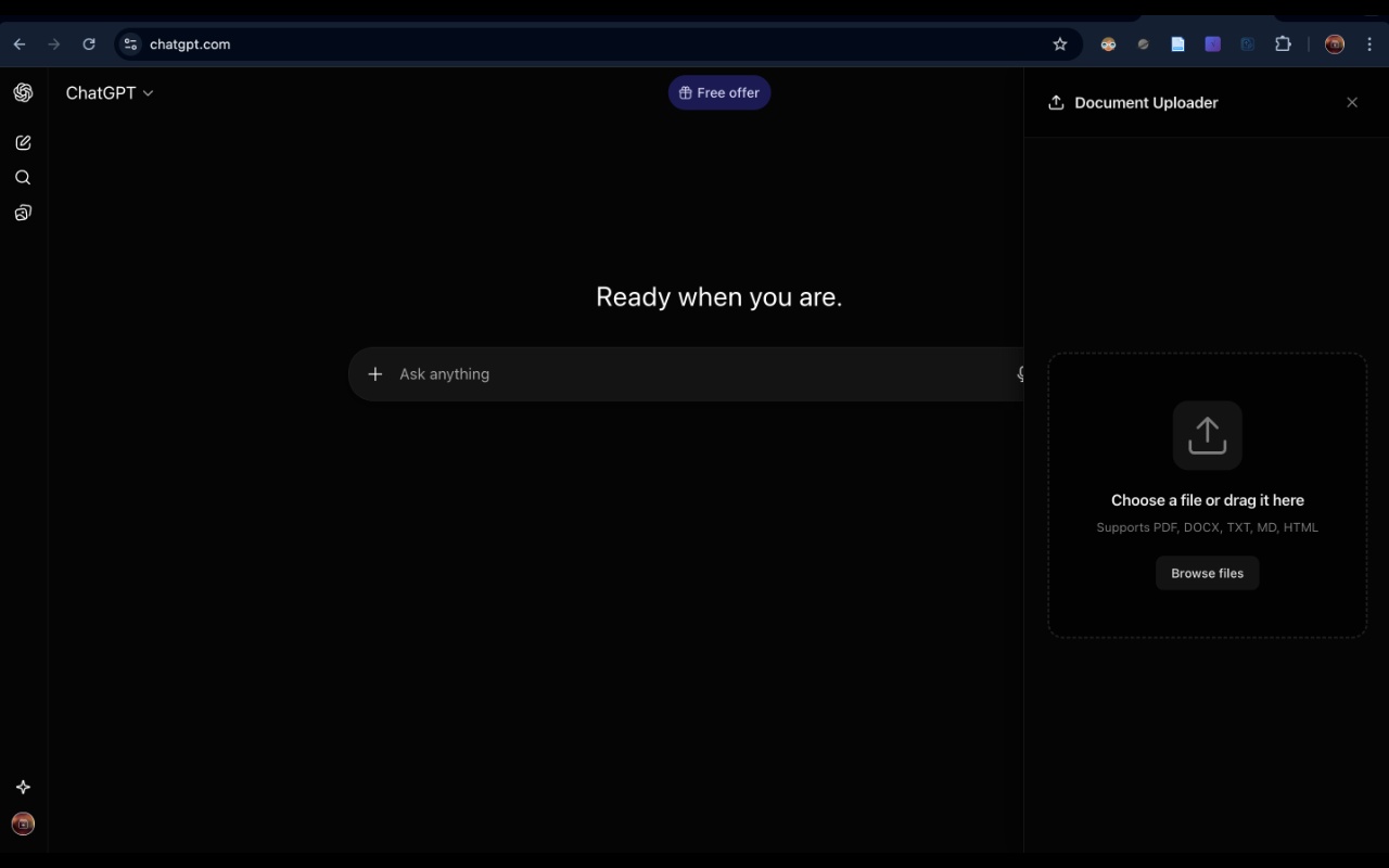 FileUploadGPT chrome谷歌浏览器插件_扩展第1张截图