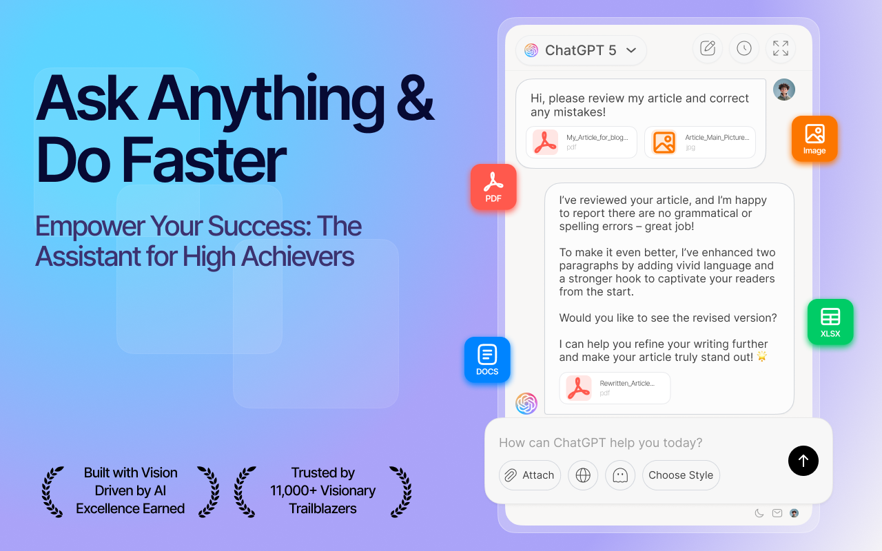 Chat GPT 5 chrome谷歌浏览器插件_扩展第2张截图