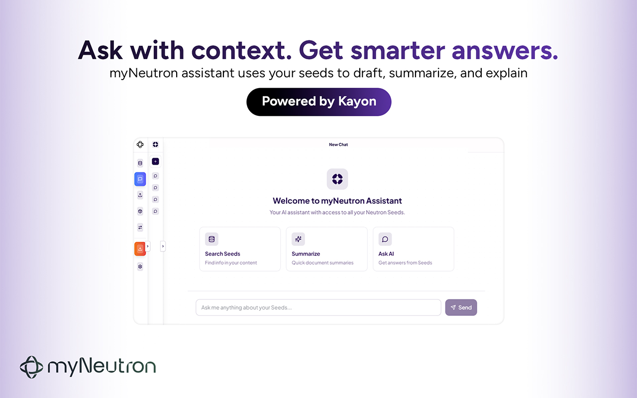 myNeutron AI memory chrome谷歌浏览器插件_扩展第5张截图