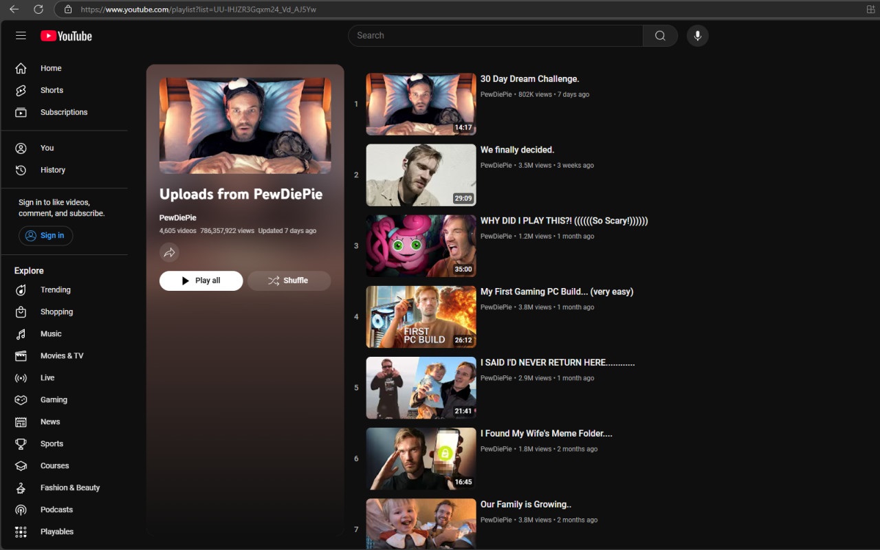 Channel Playlists for YouTube chrome谷歌浏览器插件_扩展第1张截图