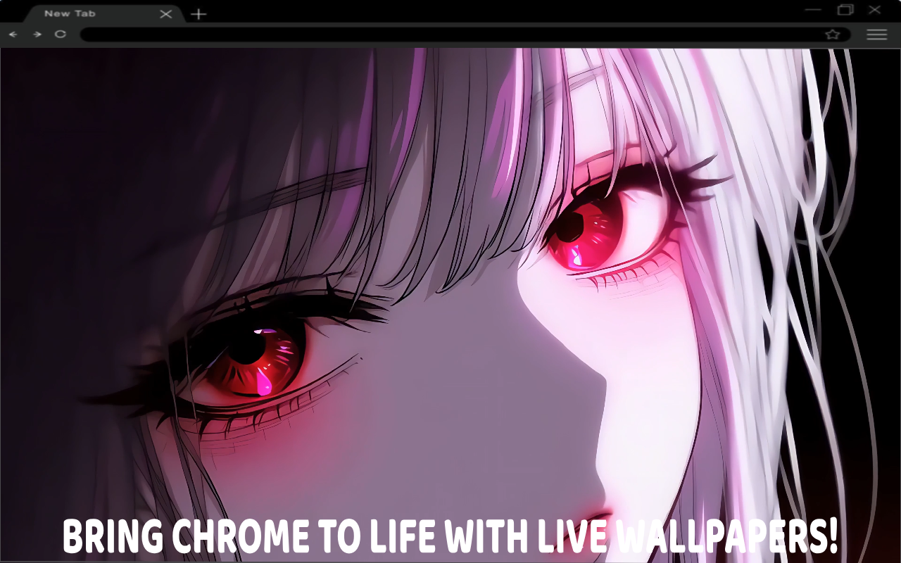Anime Girl Eyes Rose Bloom Live Wallpaper chrome谷歌浏览器插件_扩展第1张截图