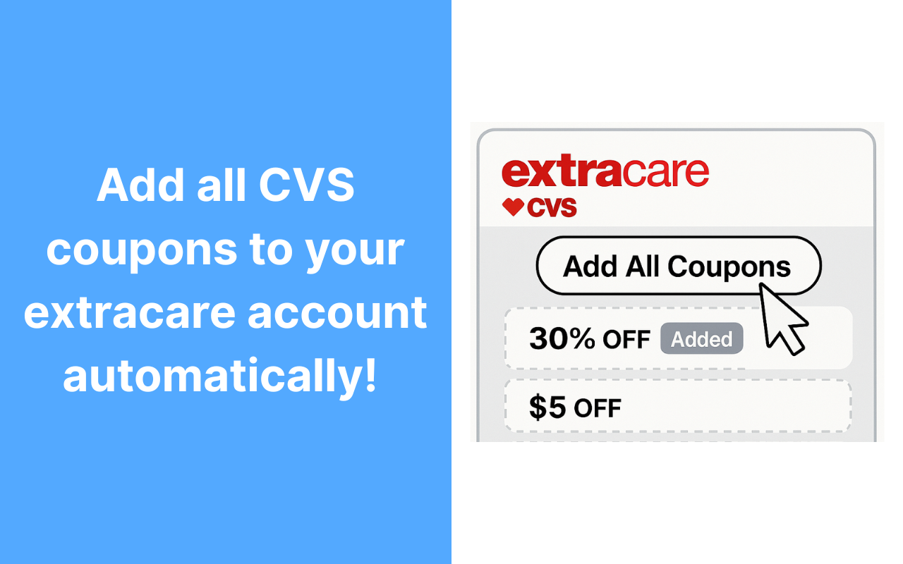 CVS Coupon Adder chrome谷歌浏览器插件_扩展第3张截图