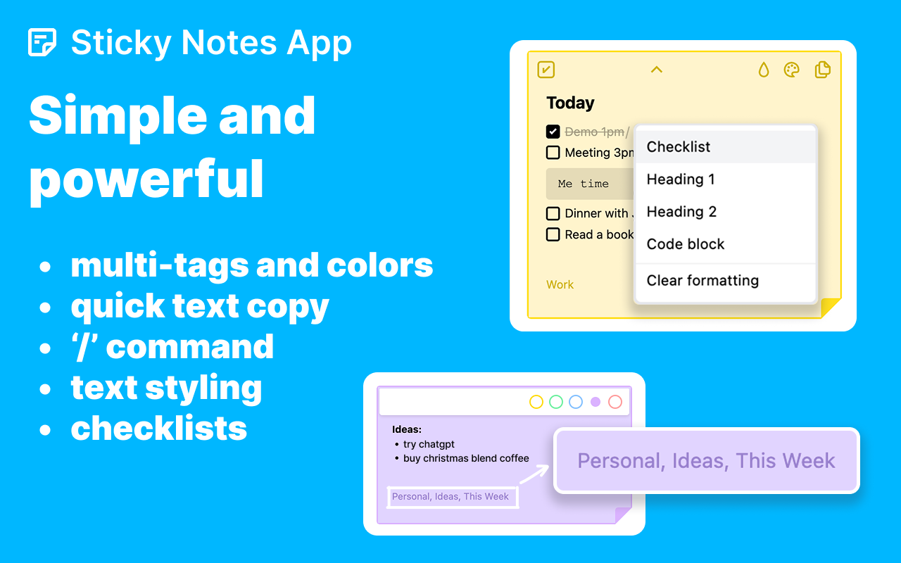 便签应用 chrome谷歌浏览器插件_扩展第3张截图