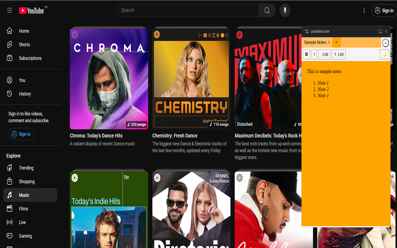 Floating Notes chrome谷歌浏览器插件_扩展第1张截图