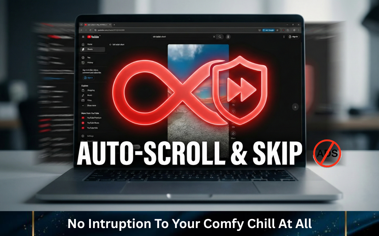Shorts Flow: Auto Scroll & Ad Skip for YouTube Shorts chrome谷歌浏览器插件_扩展第4张截图