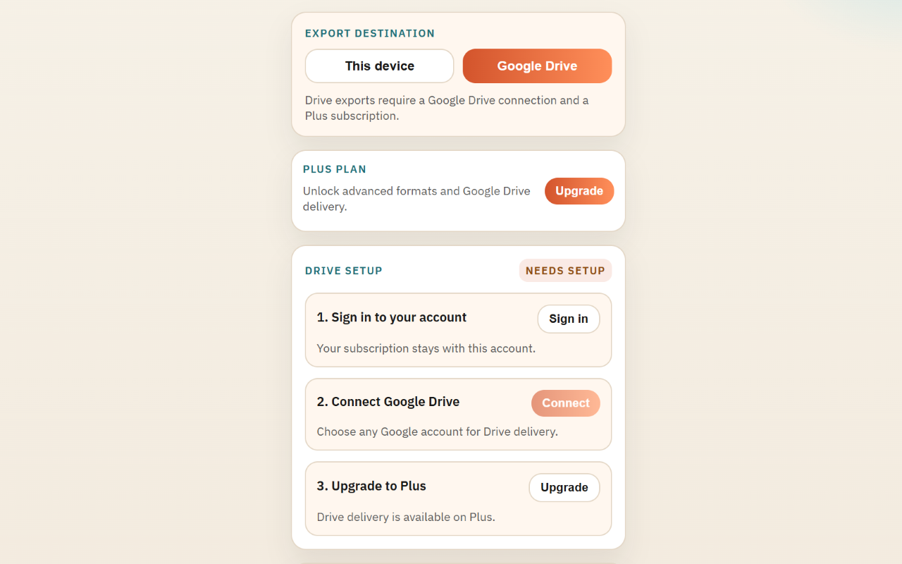 NotebookLM ExportKit: export any format to local, GDrive & Notion chrome谷歌浏览器插件_扩展第5张截图