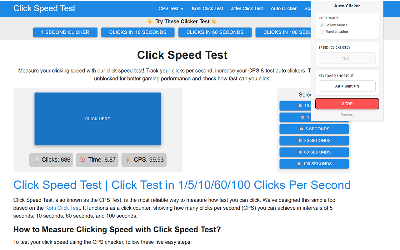 Simple Auto Clicker chrome谷歌浏览器插件_扩展第2张截图