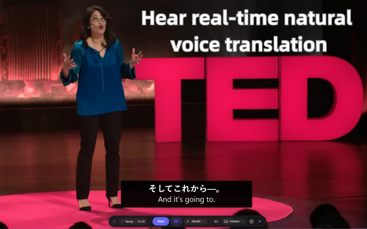 实时视频翻译与AI配音 - DubTab chrome谷歌浏览器插件_扩展第1张截图