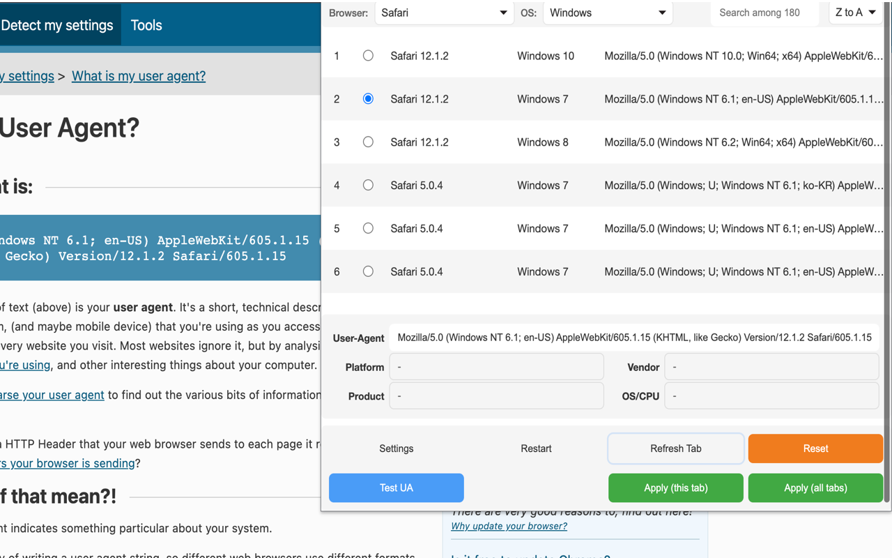 User-Agent Switcher Pro chrome谷歌浏览器插件_扩展第1张截图