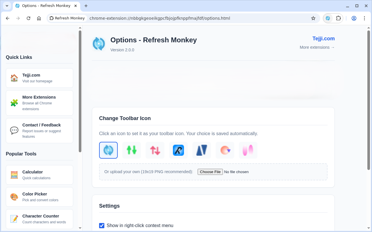 Refresh Monkey chrome谷歌浏览器插件_扩展第2张截图