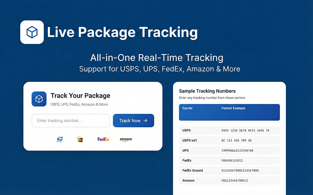Get Live Package Tracking chrome谷歌浏览器插件_扩展第1张截图