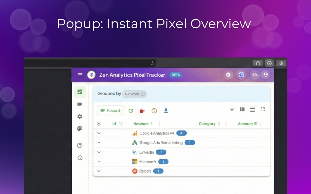 Zen Analytics Pixel Tracker chrome谷歌浏览器插件_扩展第3张截图