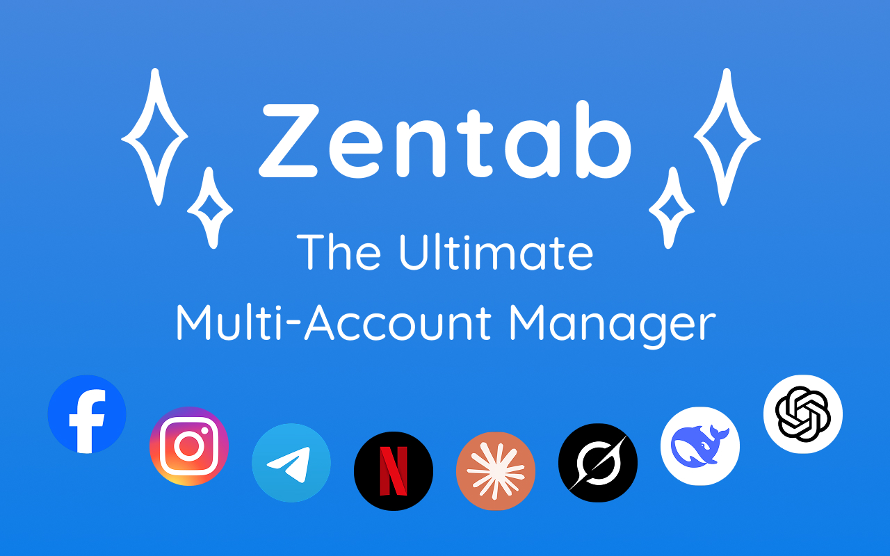 Zentab - Parallel Account chrome谷歌浏览器插件_扩展第2张截图