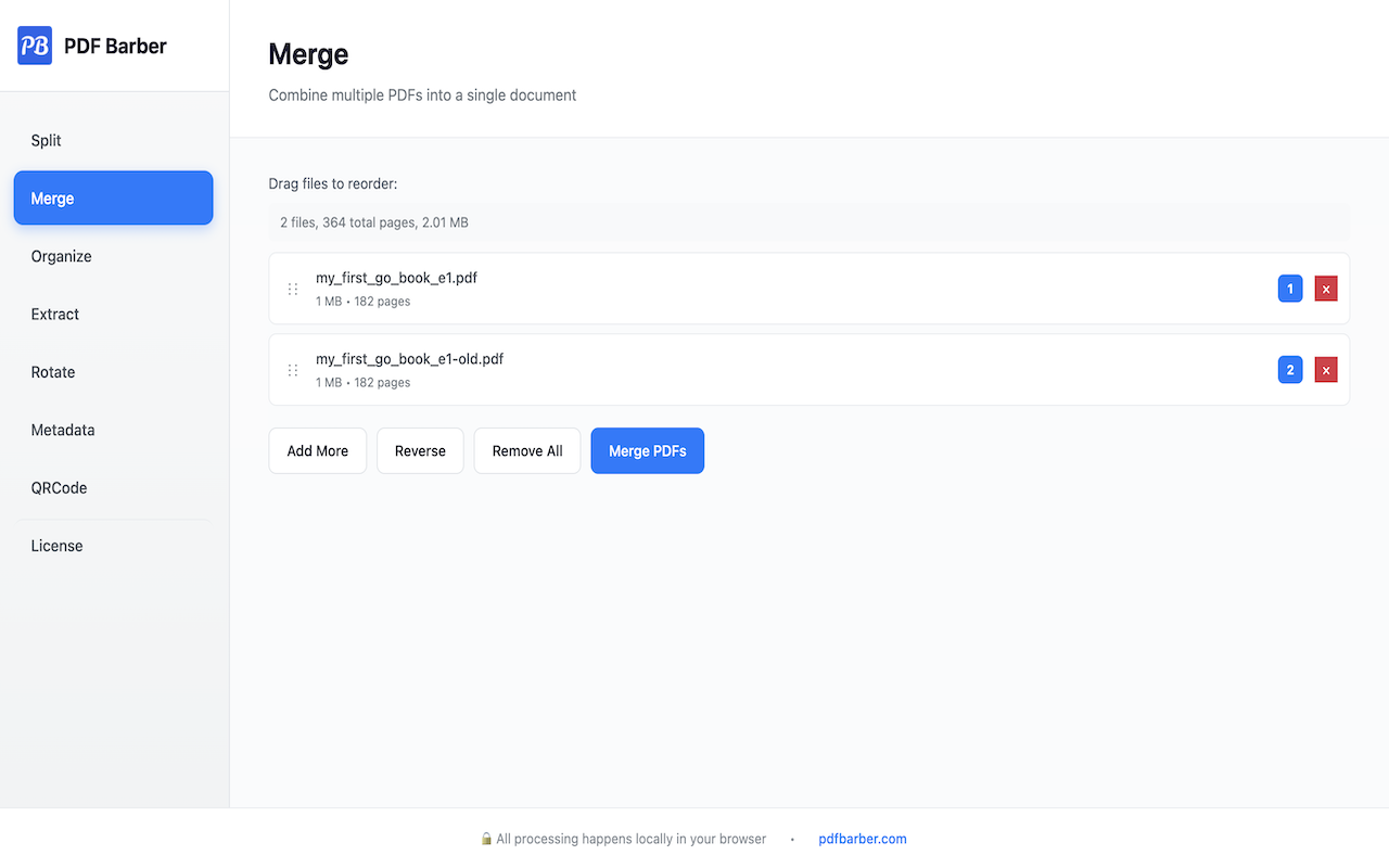 PDF Barber chrome谷歌浏览器插件_扩展第3张截图