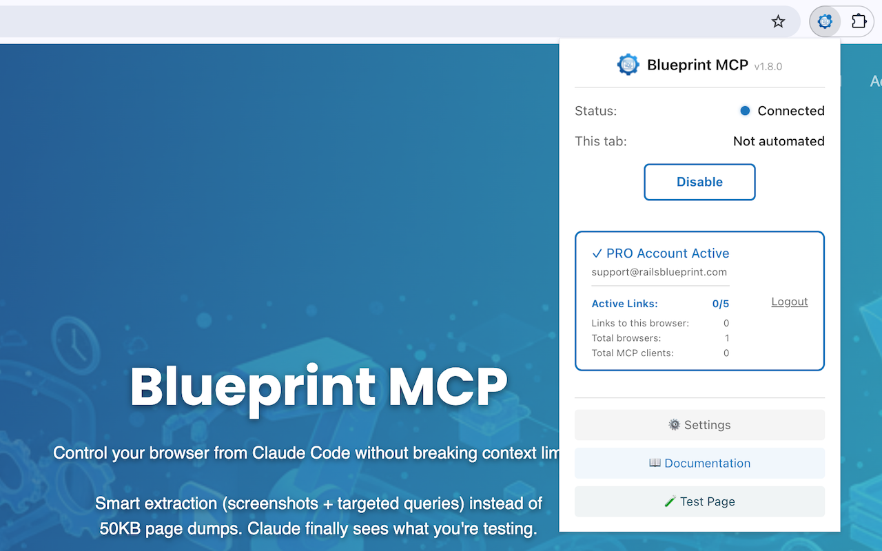 Blueprint MCP for Chrome chrome谷歌浏览器插件_扩展第3张截图