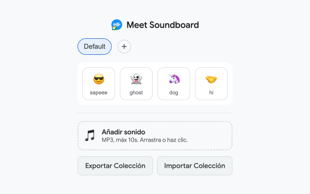 Meet Soundboard chrome谷歌浏览器插件_扩展第1张截图