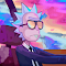 Rick and Morty Riding Live Wallpaper