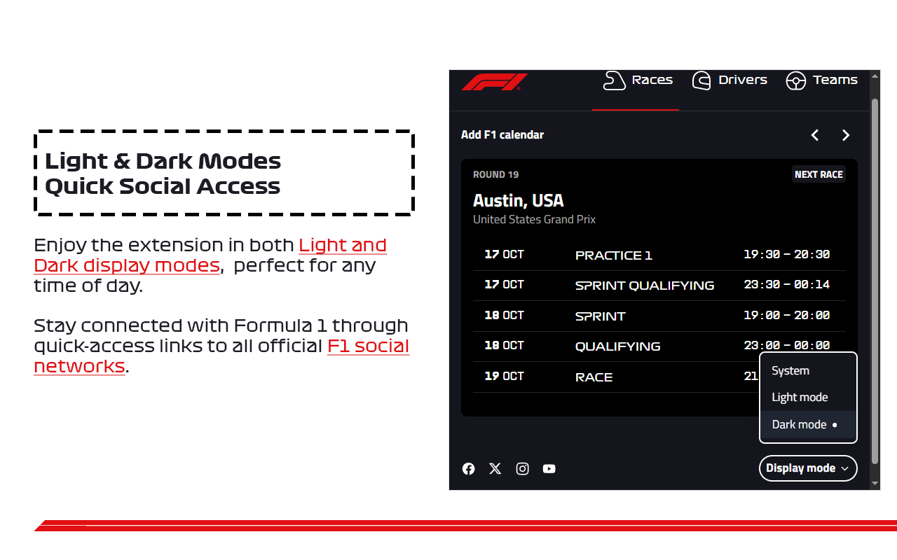 F1 - Schedule & Results chrome谷歌浏览器插件_扩展第4张截图