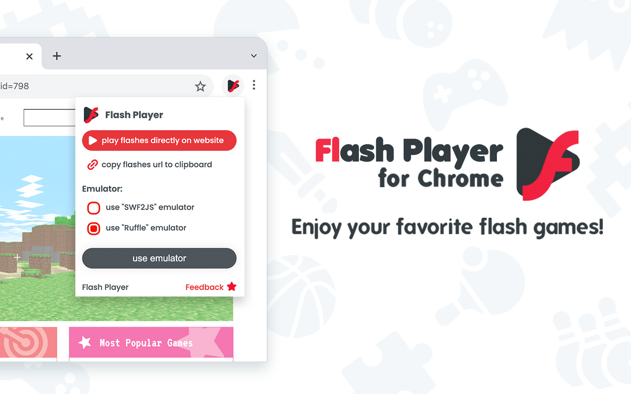 Flash Player - 啟用 Flash 內容 chrome谷歌浏览器插件_扩展第3张截图