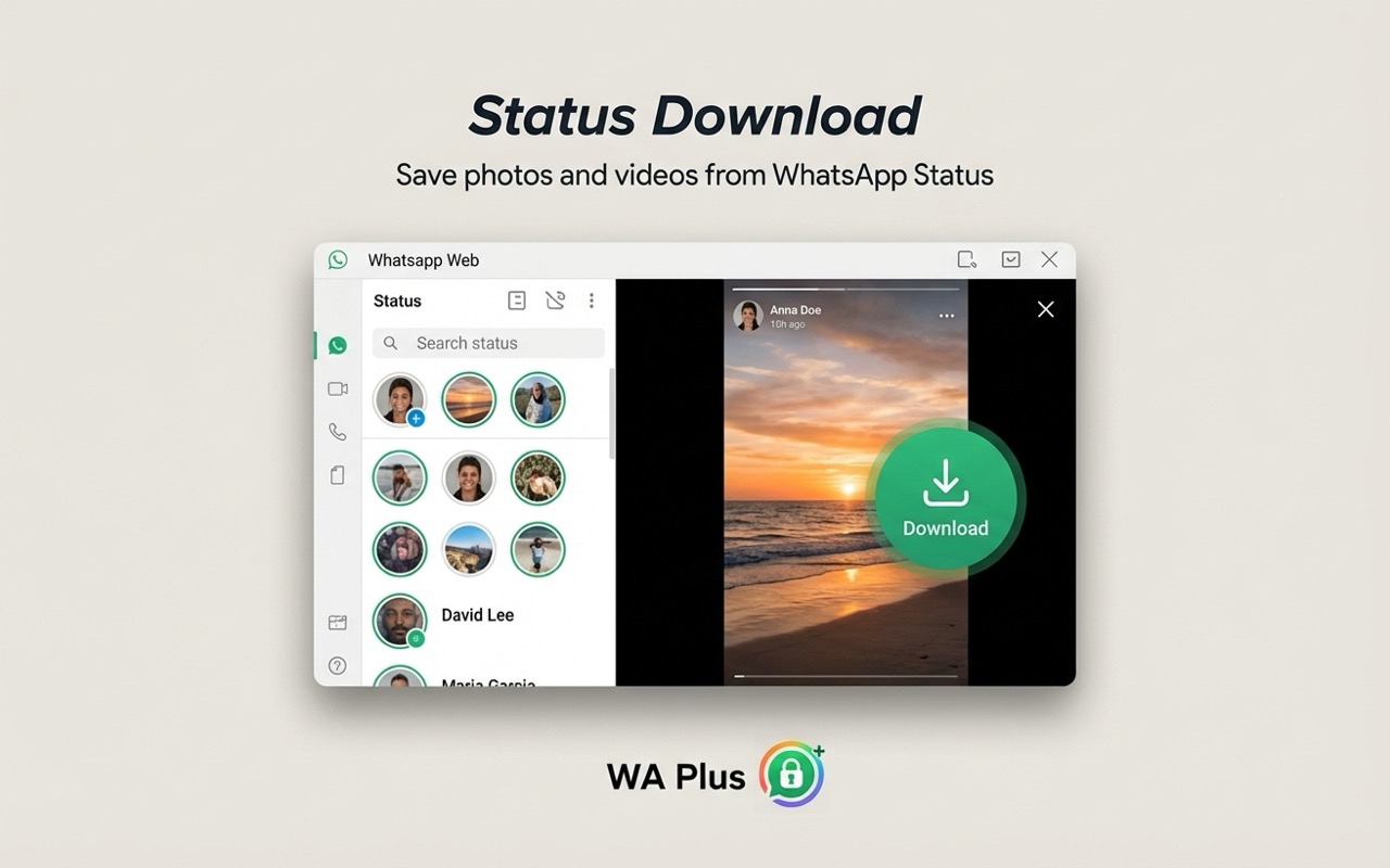 WA Web Plus – Privacy Extension for WhatsApp Web chrome谷歌浏览器插件_扩展第5张截图