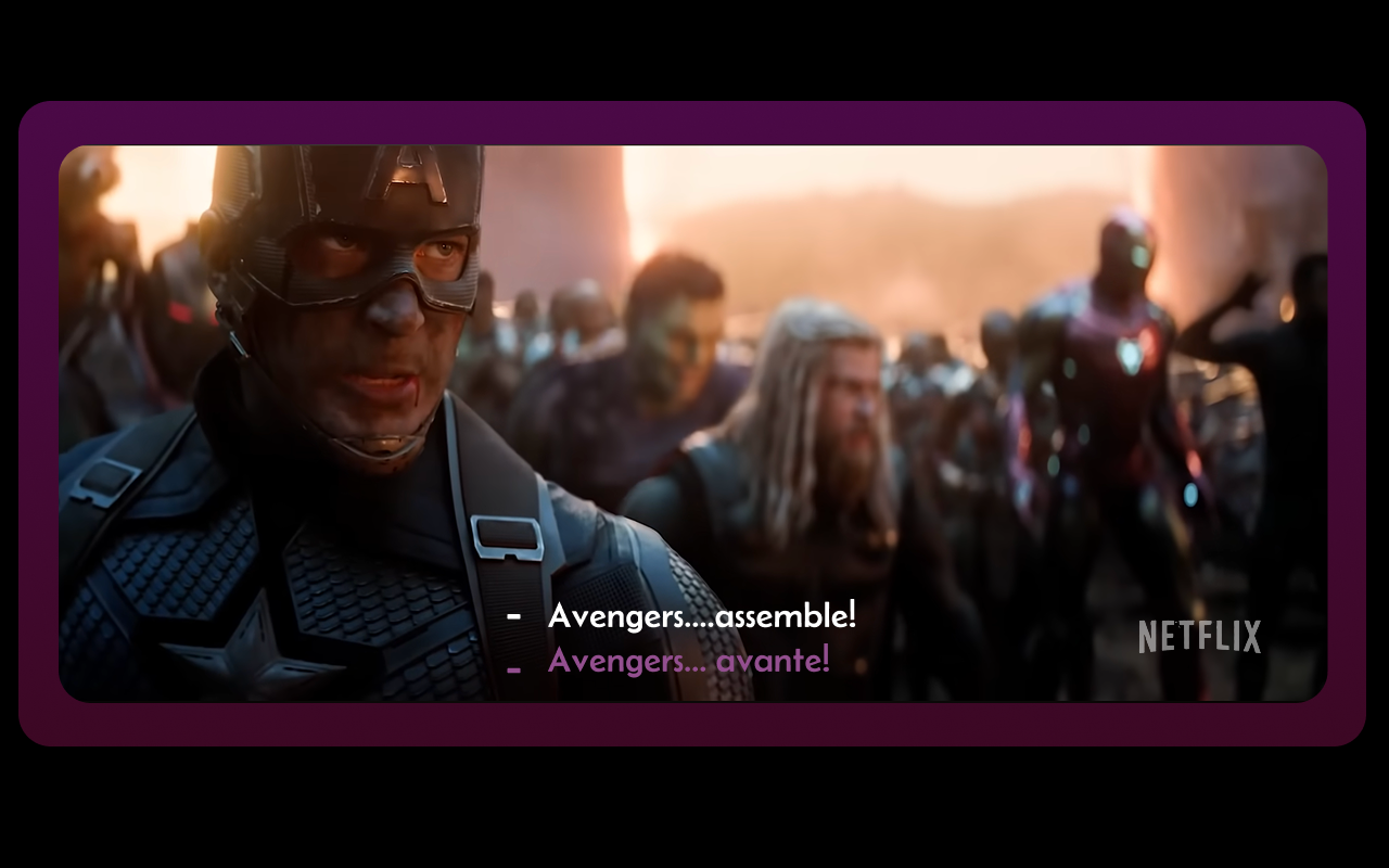 Funlingo - Netflix、Prime Video 和 Youtube 双字幕 chrome谷歌浏览器插件_扩展第1张截图