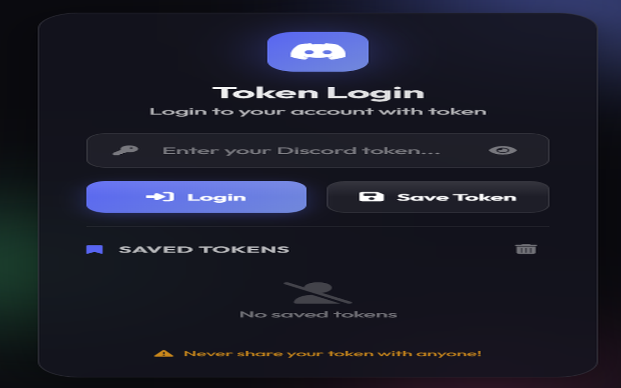 Discord Token Login chrome谷歌浏览器插件_扩展第1张截图