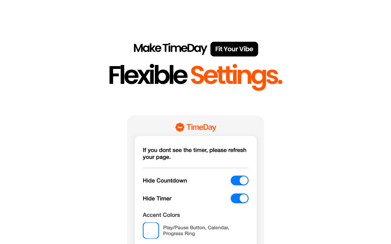 TimeDay - Focus Pomodoro Timer and Countdown chrome谷歌浏览器插件_扩展第1张截图