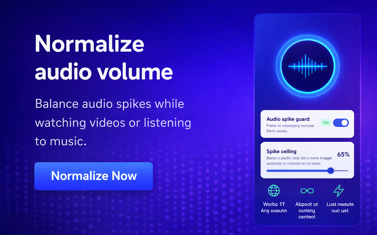 Normalize Volume chrome谷歌浏览器插件_扩展第3张截图