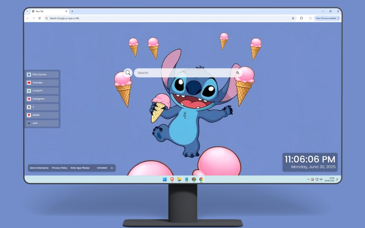 Stitch Ice Cream Live Wallpaper chrome谷歌浏览器插件_扩展第1张截图