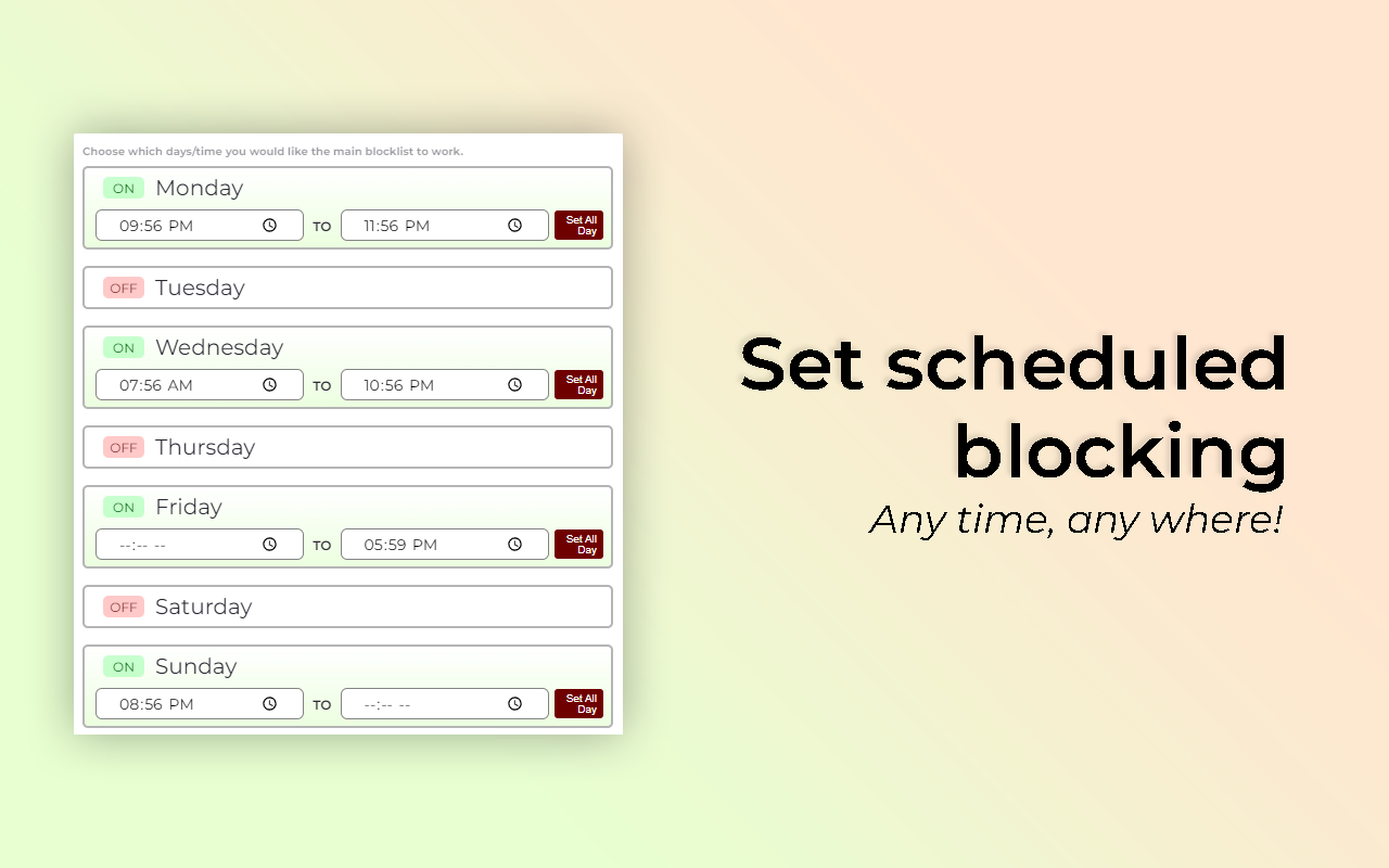 WebBarrier: Free Website Blocker chrome谷歌浏览器插件_扩展第2张截图