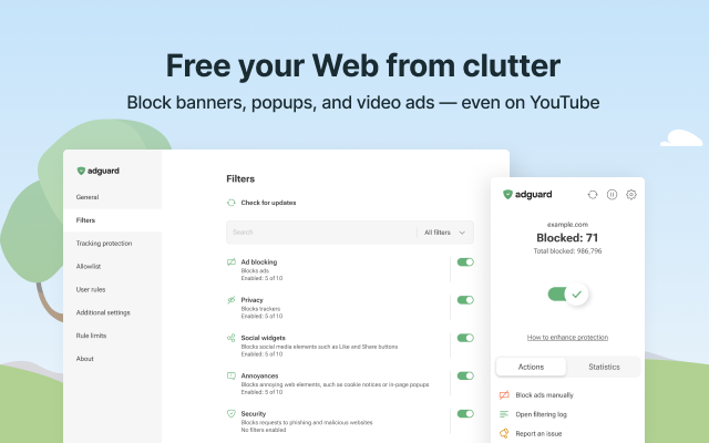 AdGuard 广告拦截器 chrome谷歌浏览器插件_扩展第1张截图
