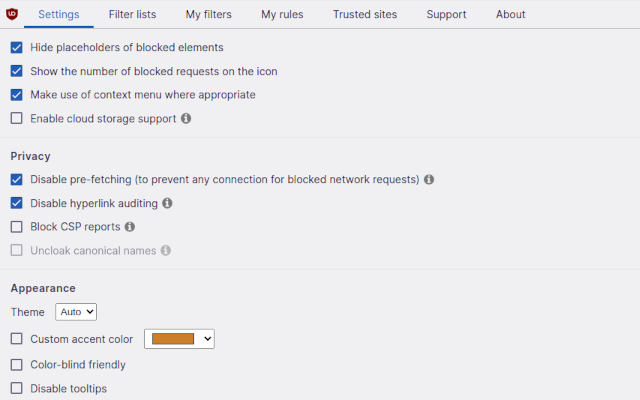 uBlock Origin chrome谷歌浏览器插件_扩展第1张截图