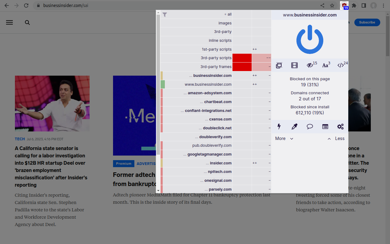 uBlock Origin chrome谷歌浏览器插件_扩展第3张截图