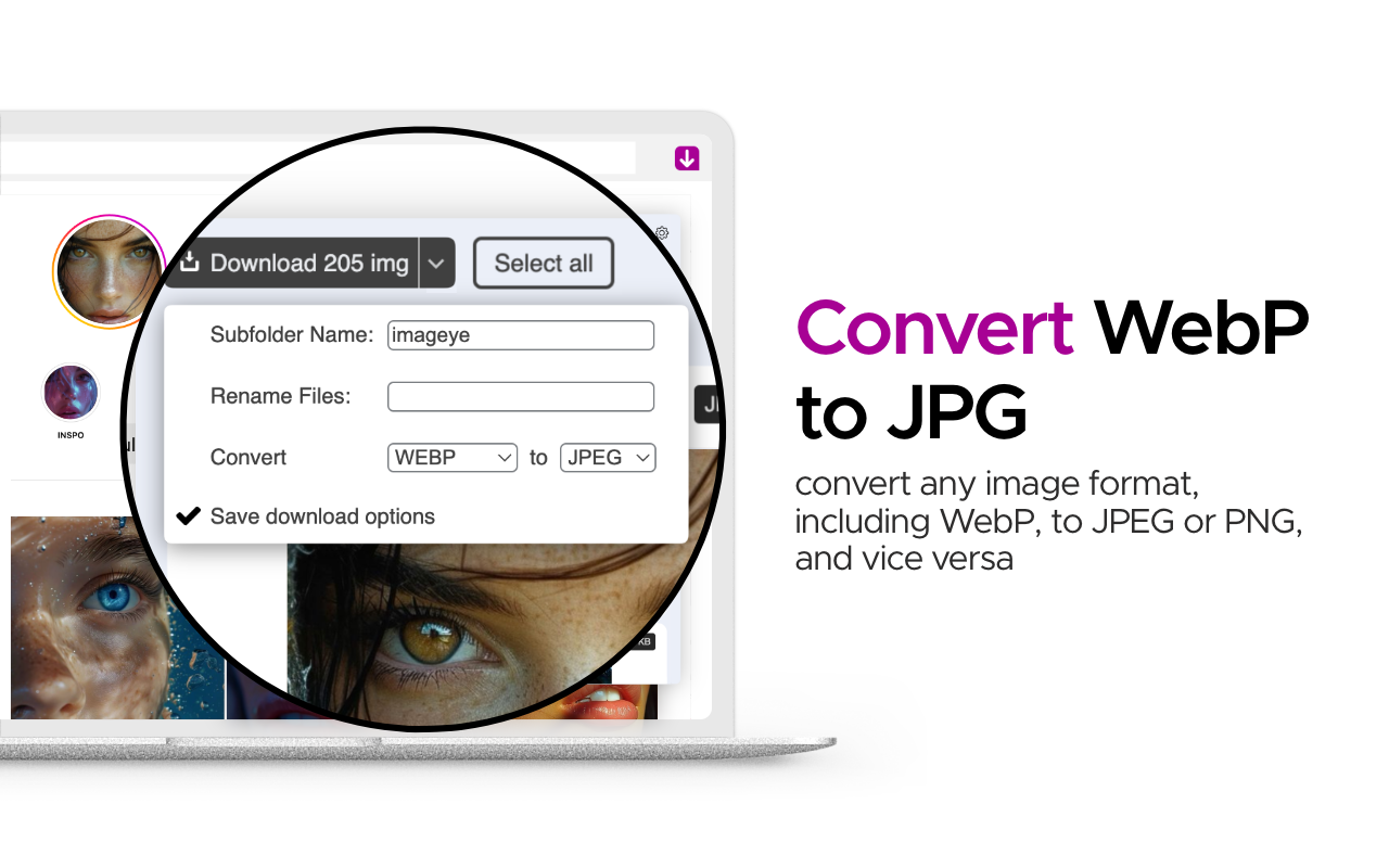 批量图片下载器 - Imageye chrome谷歌浏览器插件_扩展第5张截图