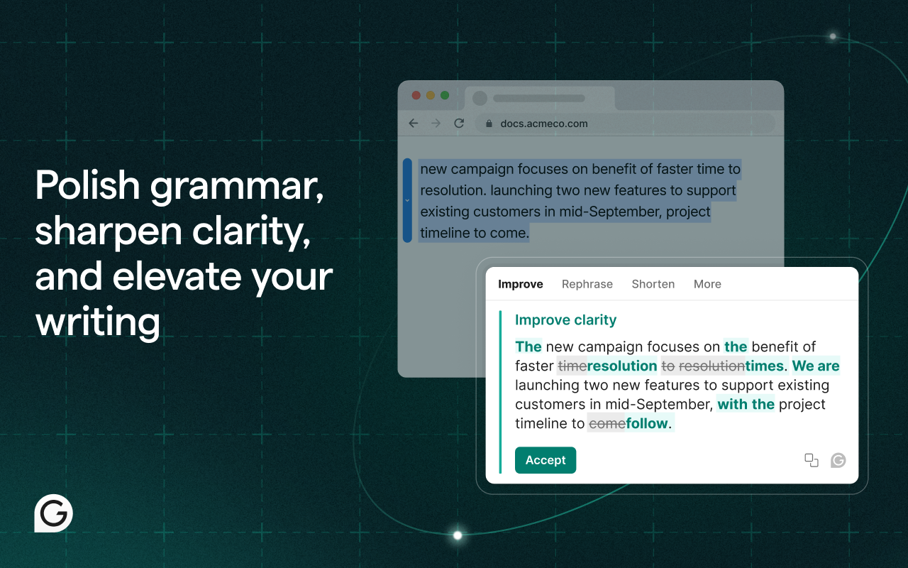 Grammarly: AI Writing Assistant and Grammar Checker App chrome谷歌浏览器插件_扩展第5张截图