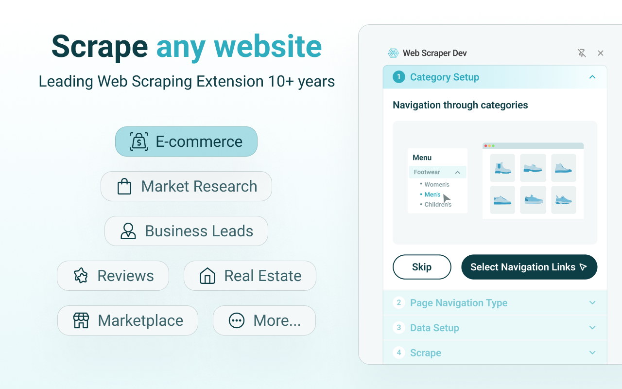 Web Scraper - Free Web Scraping chrome谷歌浏览器插件_扩展第5张截图