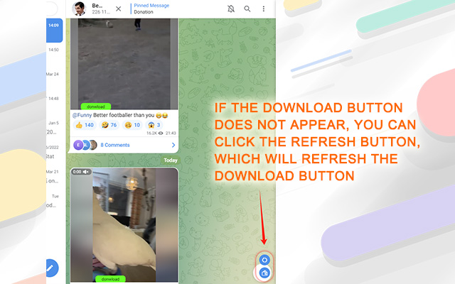 Telegram downloader－TG电报视频下载器，一键下载无法下载的视频 chrome谷歌浏览器插件_扩展第1张截图