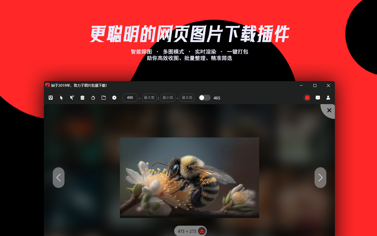 界图-图片批量下载 chrome谷歌浏览器插件_扩展第2张截图