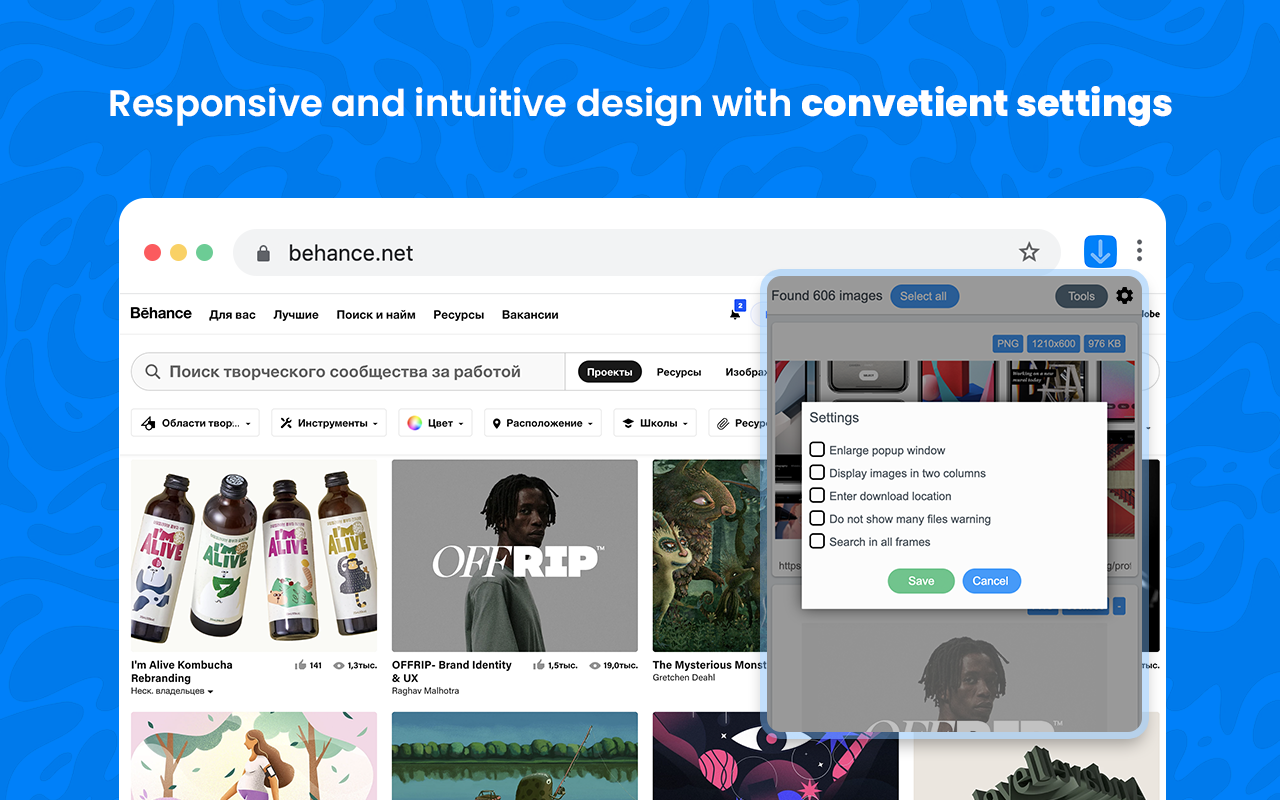 Image Downloader - Save pictures chrome谷歌浏览器插件_扩展第1张截图