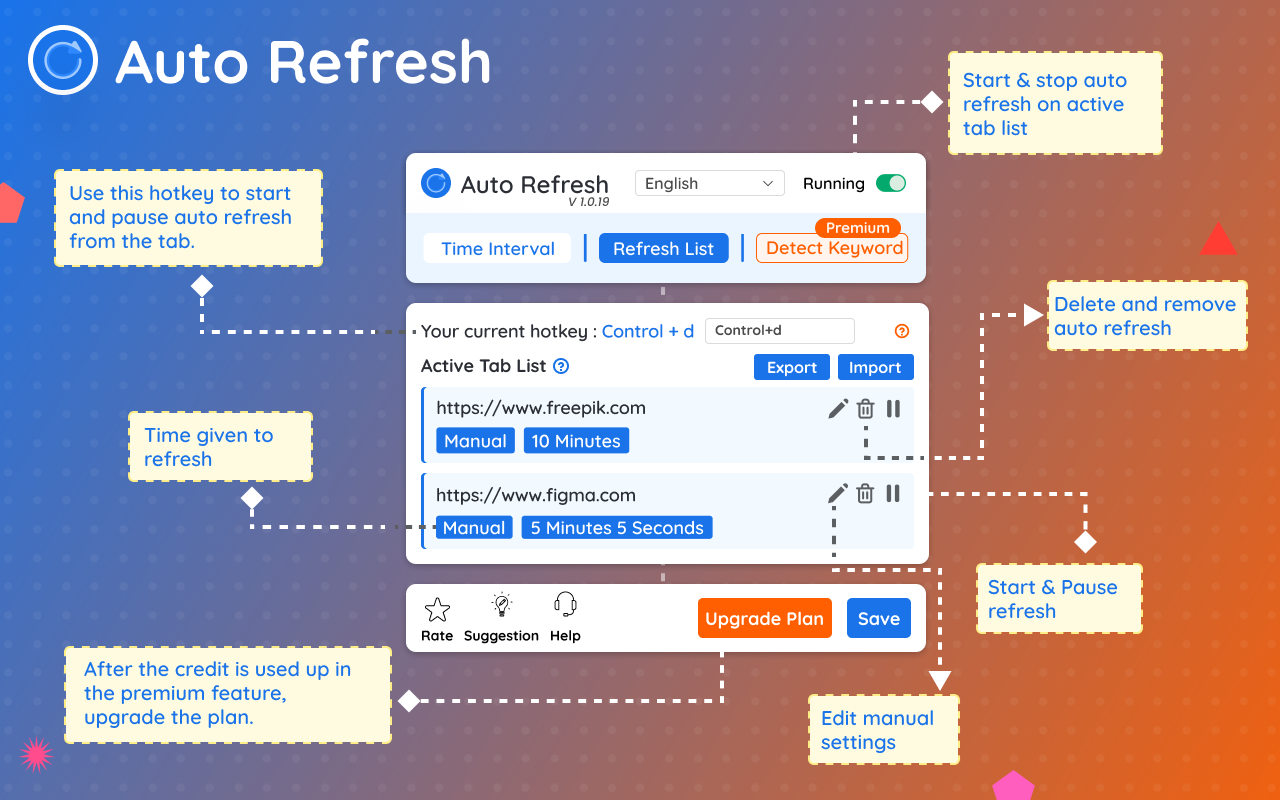 自动刷新页面 - 自动重新加载页面和轻松监控页面 chrome谷歌浏览器插件_扩展第1张截图