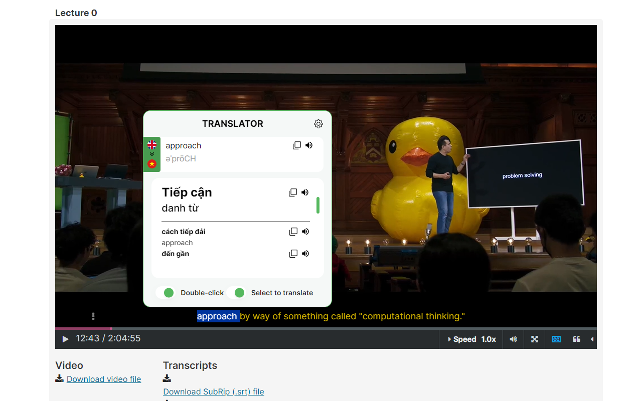 双击翻译 - 翻译，词典，PDF翻译 chrome谷歌浏览器插件_扩展第2张截图