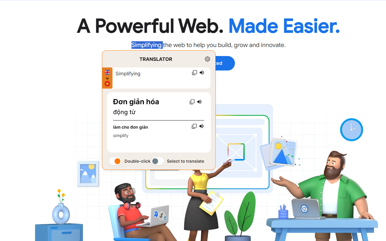 双击翻译 - 翻译，词典，PDF翻译 chrome谷歌浏览器插件_扩展第3张截图