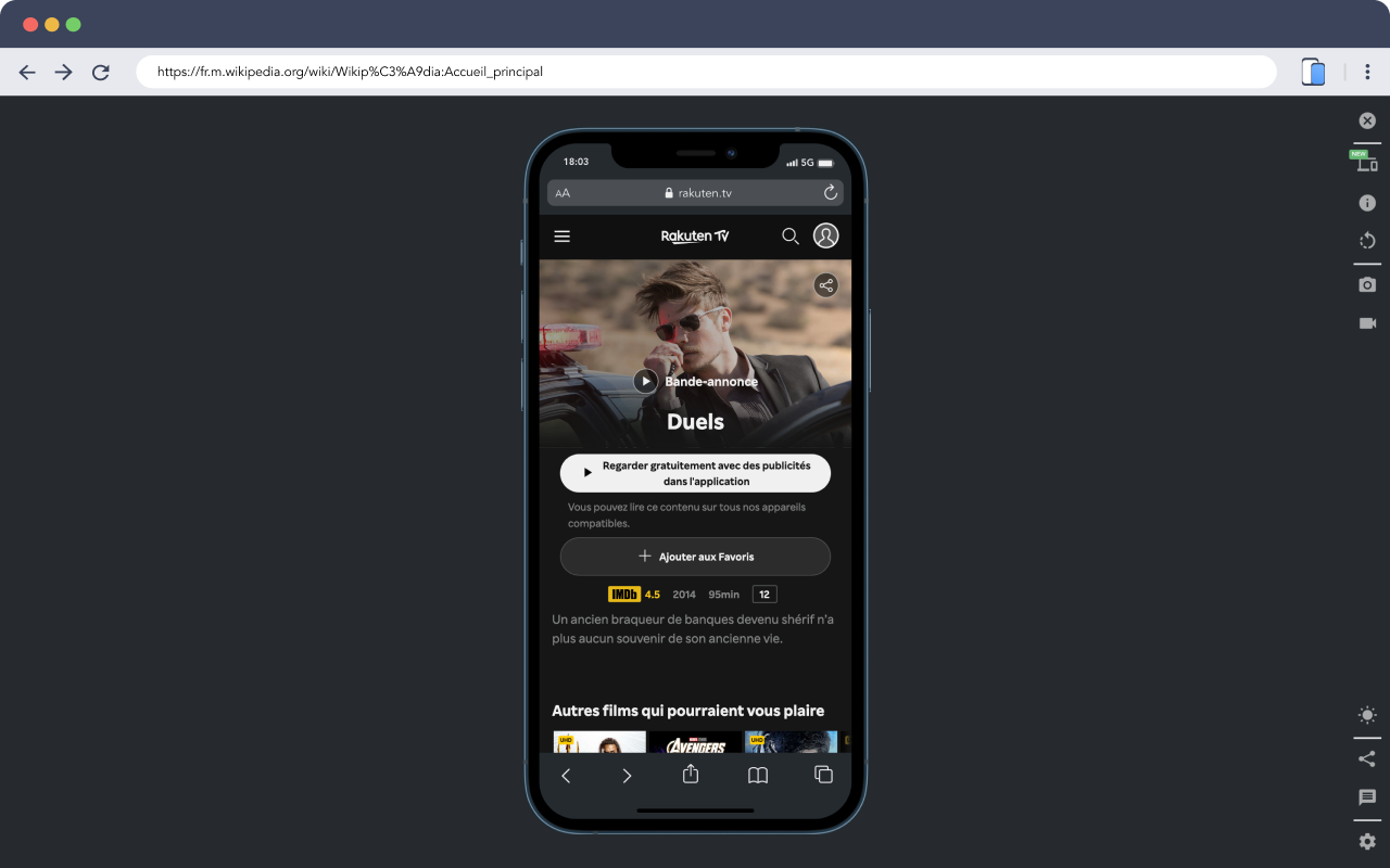 移动电话模拟器 - 响应式网站测试 chrome谷歌浏览器插件_扩展第3张截图