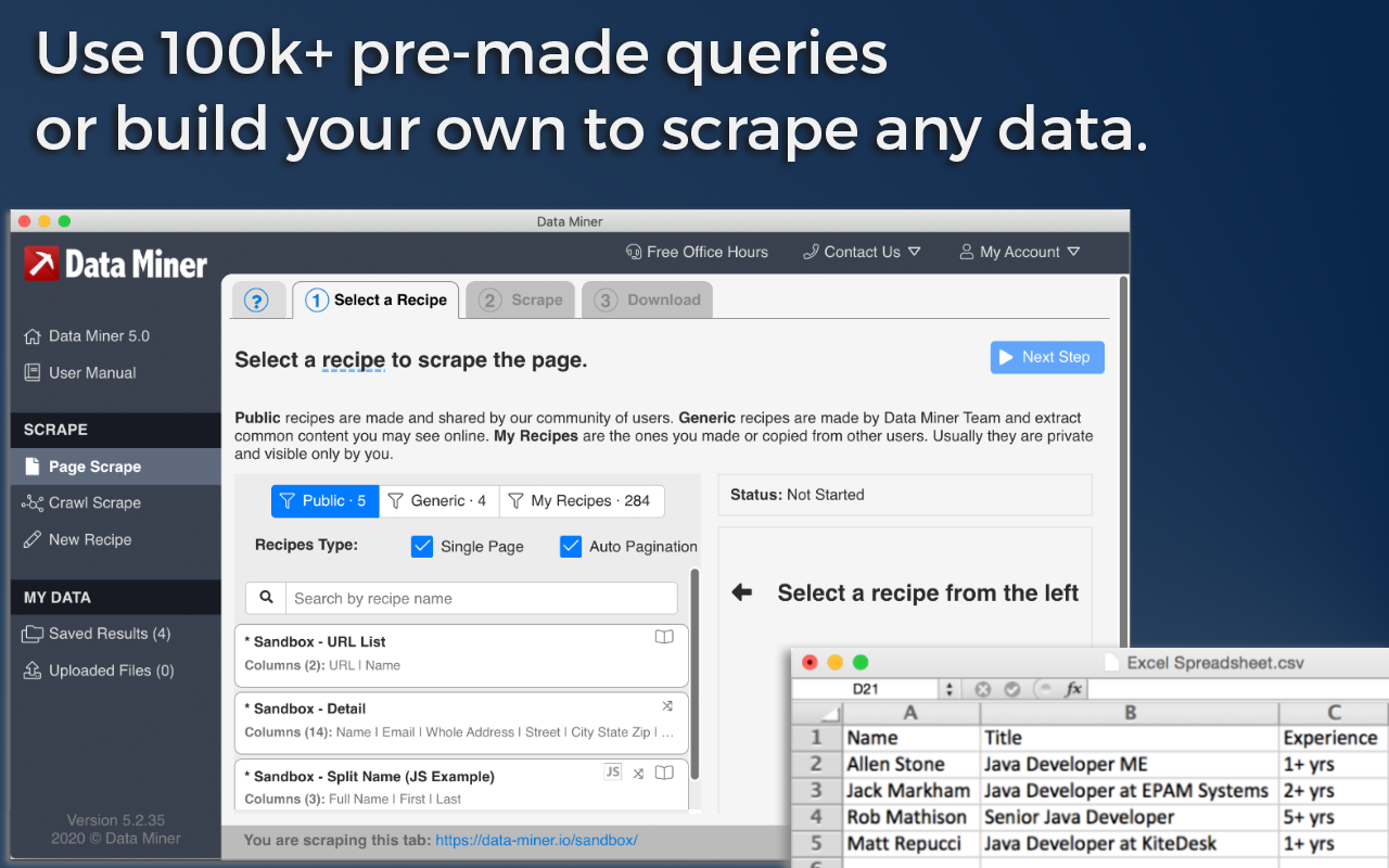 Data Scraper - Easy Web Scraping chrome谷歌浏览器插件_扩展第2张截图