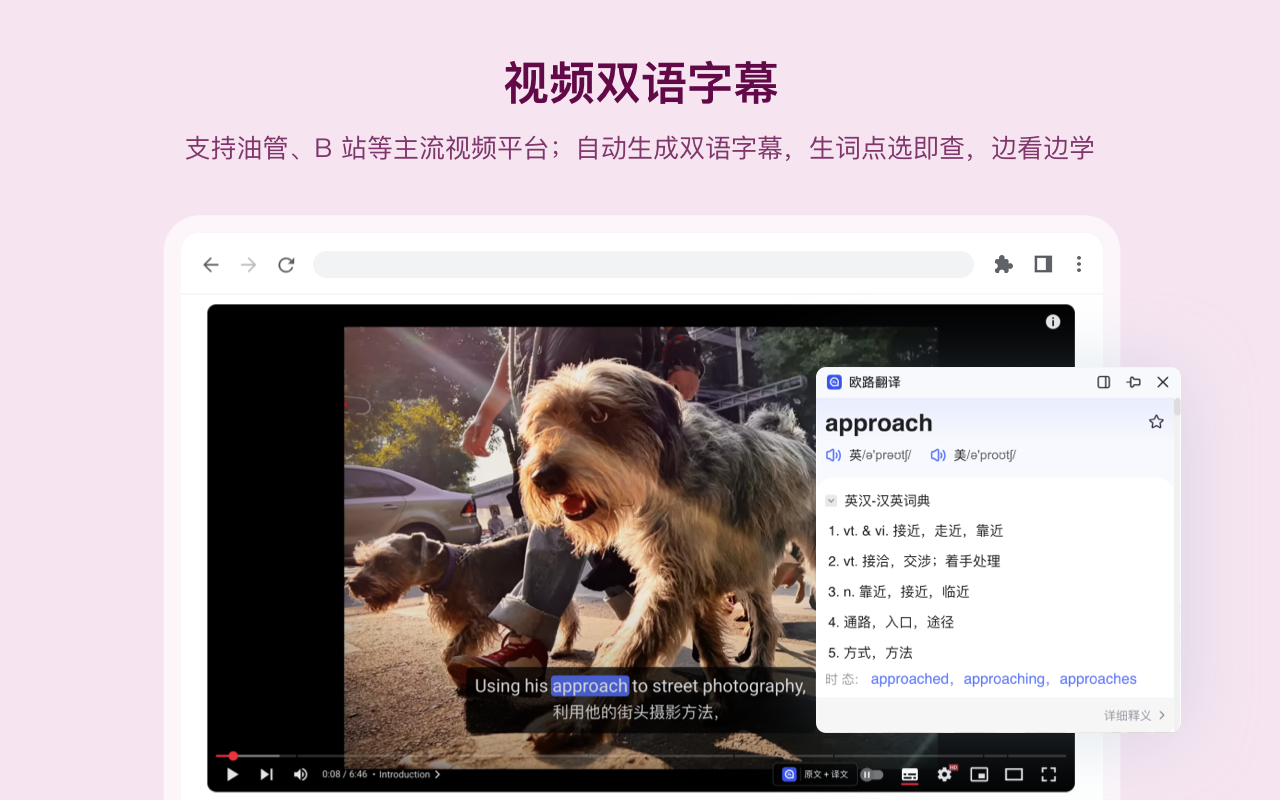 欧路翻译 - 沉浸网页划词翻译工具 chrome谷歌浏览器插件_扩展第2张截图