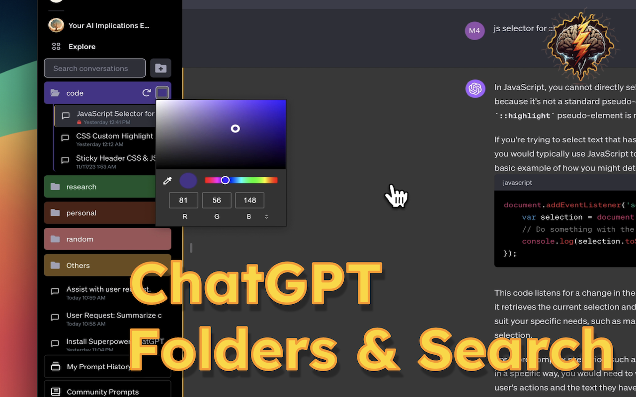 Superpower ChatGPT chrome谷歌浏览器插件_扩展第2张截图