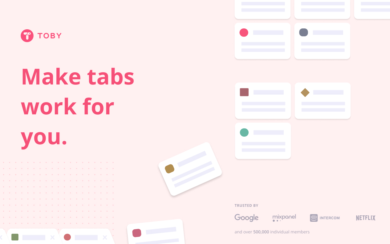 Toby: Tab Management Tool chrome谷歌浏览器插件_扩展第2张截图