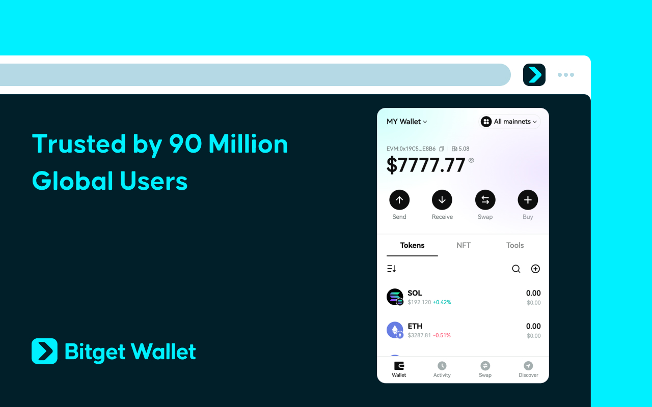 Bitget Wallet - Crypto, Web3 | Bitcoin & USDT chrome谷歌浏览器插件_扩展第4张截图