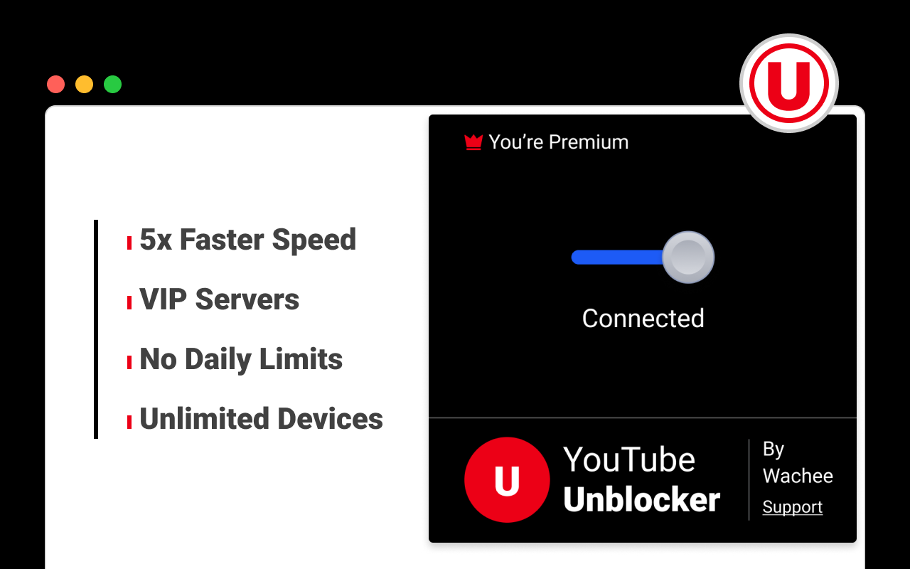 Unblocker for YouTube chrome谷歌浏览器插件_扩展第1张截图