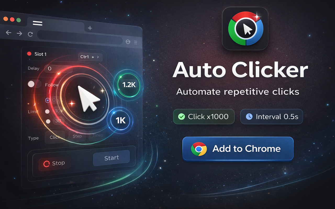Auto Clicker chrome谷歌浏览器插件_扩展第1张截图